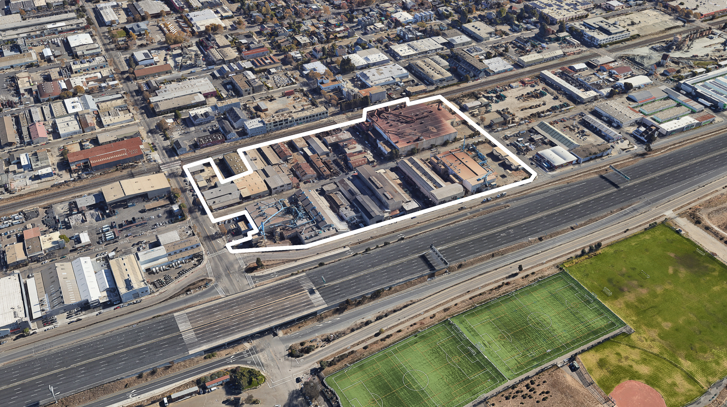 Gilman Gateway, image via Google Satellite