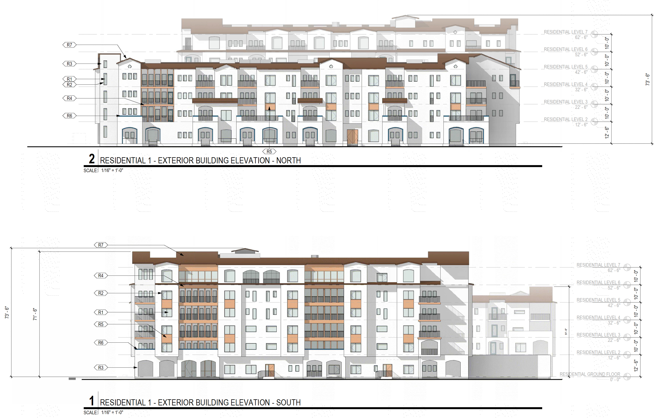 Parkline apartments facade elevation, illustration by STUDIOS Architecture