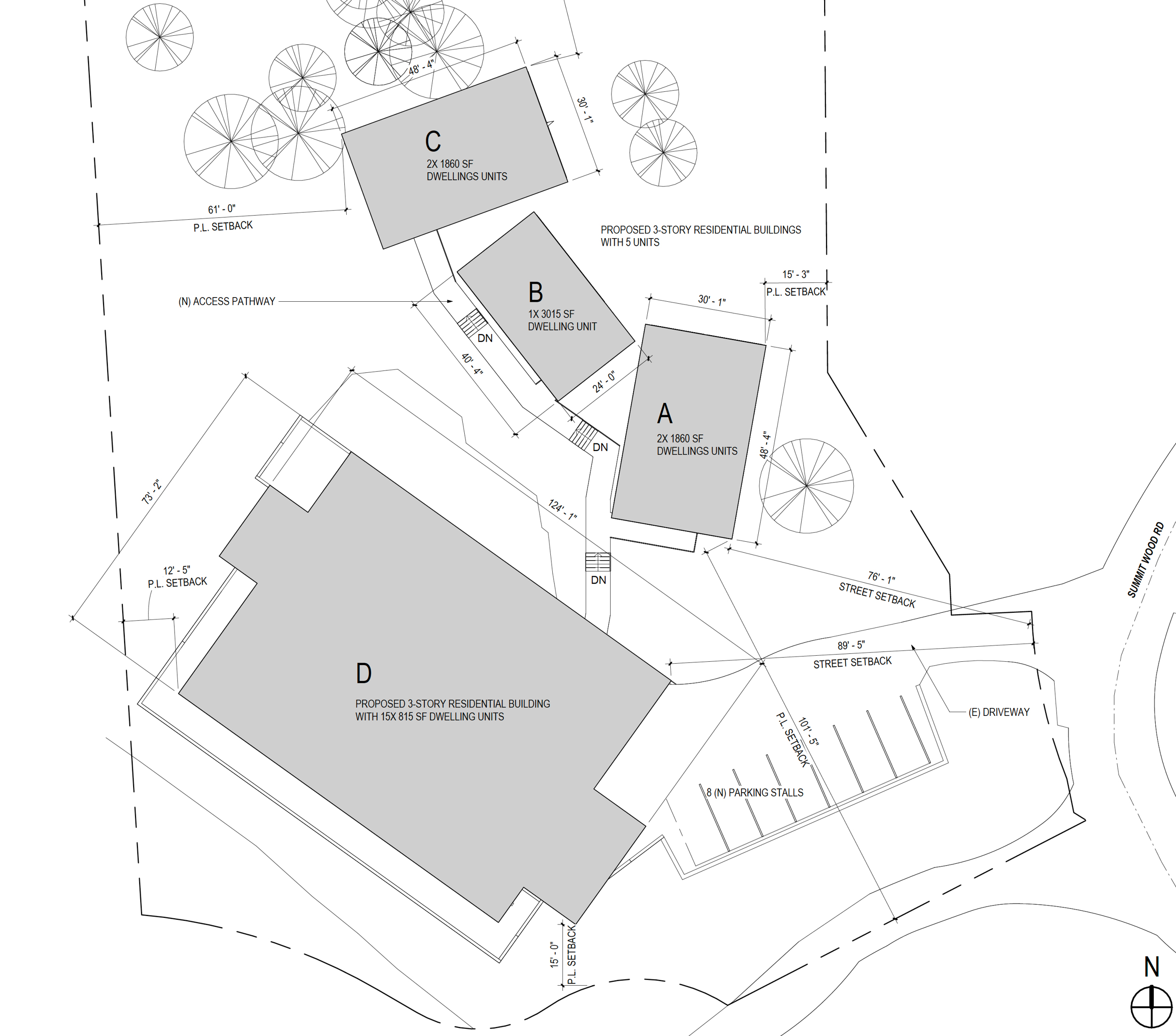 11511 Summit Wood Road site map, illustration by OpenScope Studio