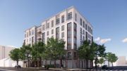 2130 J Street along 22nd and J Street, rendering by LPAS Architecture + Design