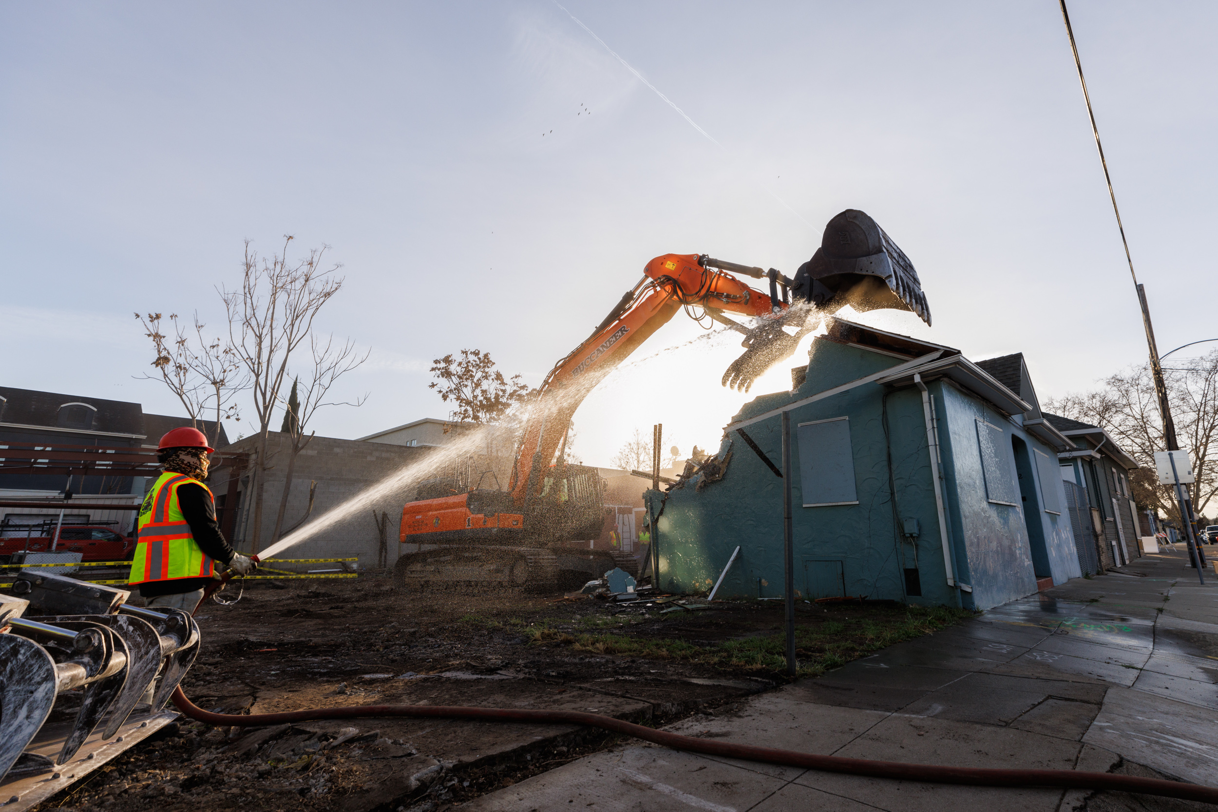 Keystone demolition work, image via Urban Catalyst