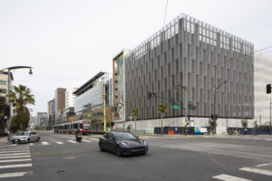 UCSF Parking Garage and Block 34 seen from 3rd and Mariposa Street, image by Andrew Campbell Nelson