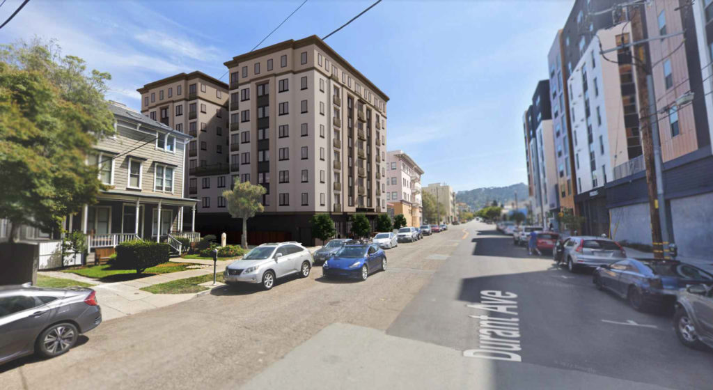Rendering Revealed for 2037 Durant Avenue, Downtown Berkeley San