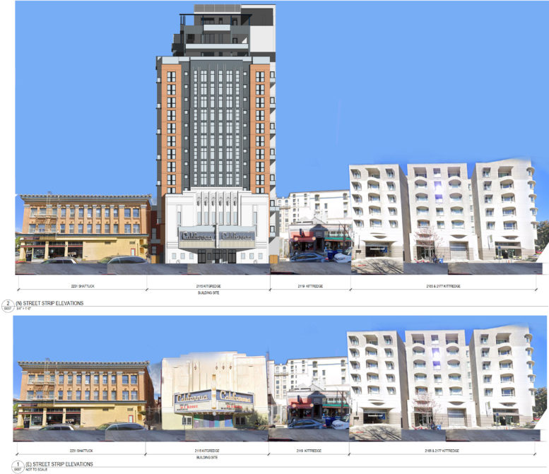 New Renderings For California Theater Tower in Downtown Berkeley San