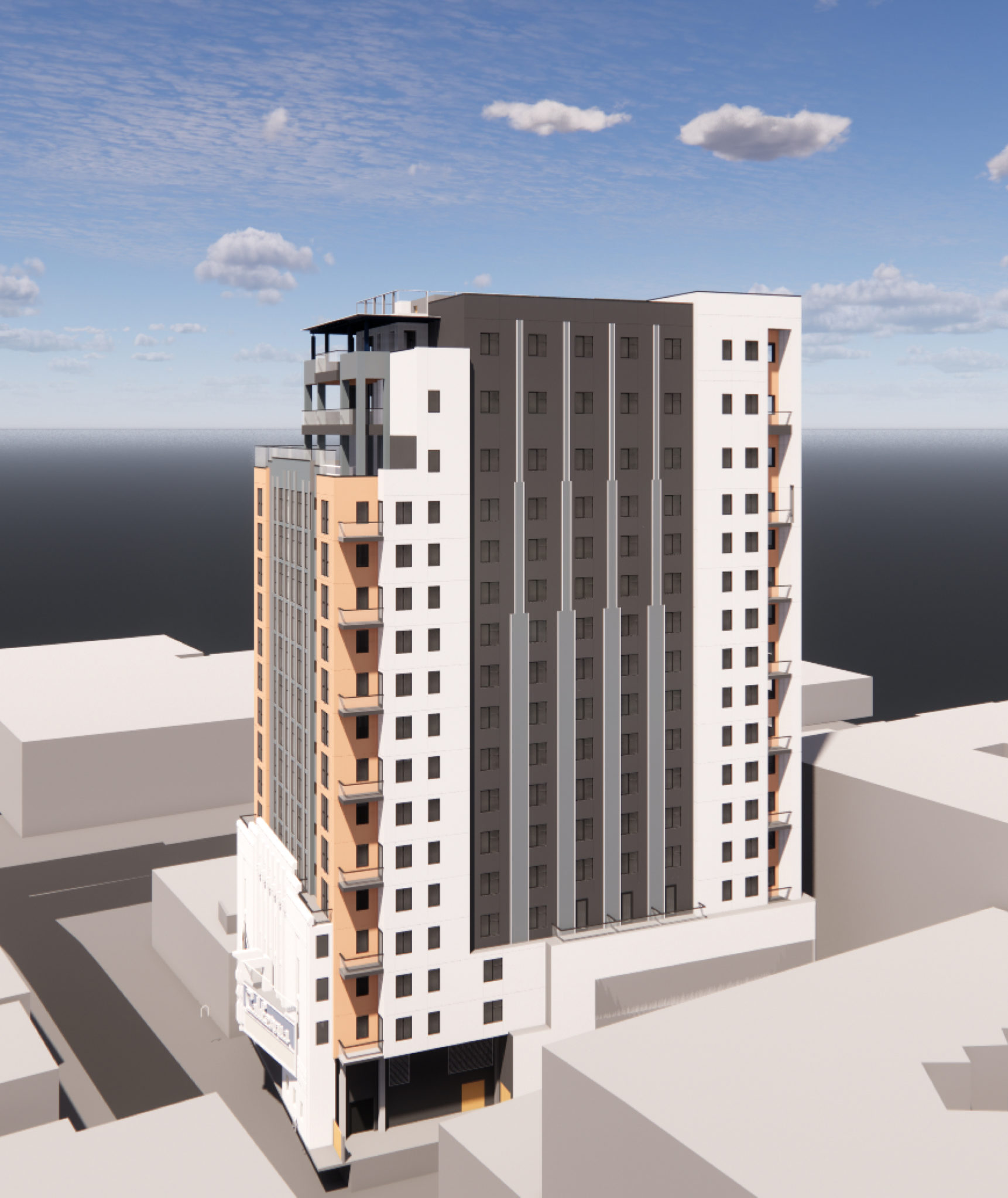 New Renderings For California Theater Tower in Downtown Berkeley San