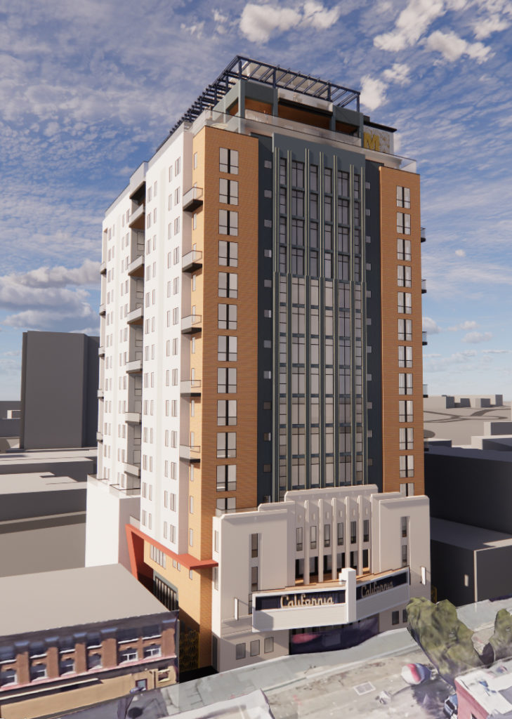 New Renderings For California Theater Tower in Downtown Berkeley San