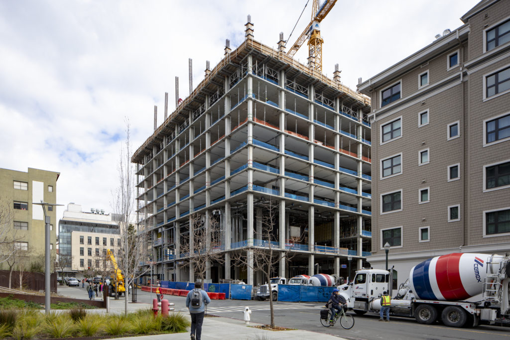 New UC Dorm Rising in Downtown Berkeley San Francisco YIMBY