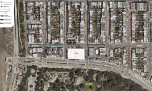 2700 Sloat Boulevard site, map by Solomon Cordwell Buenz