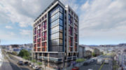 401 South Van Ness Avenue establishing view, rendering by Prime Design