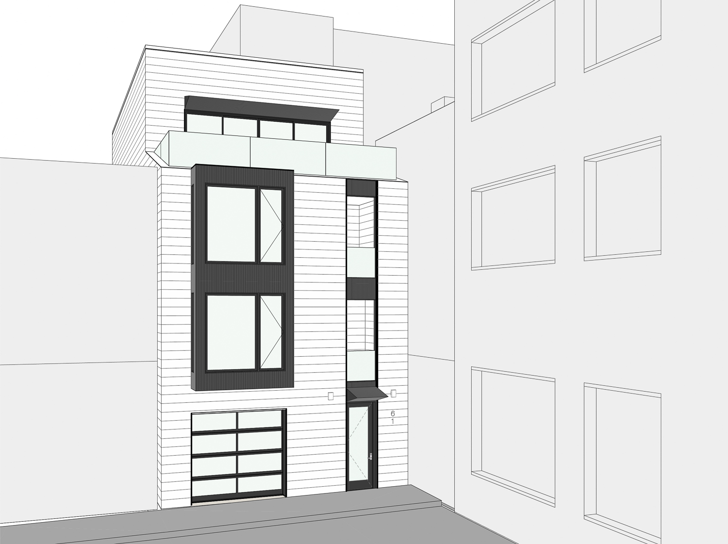 61 Rodgers Street, illustration by RG Architecture