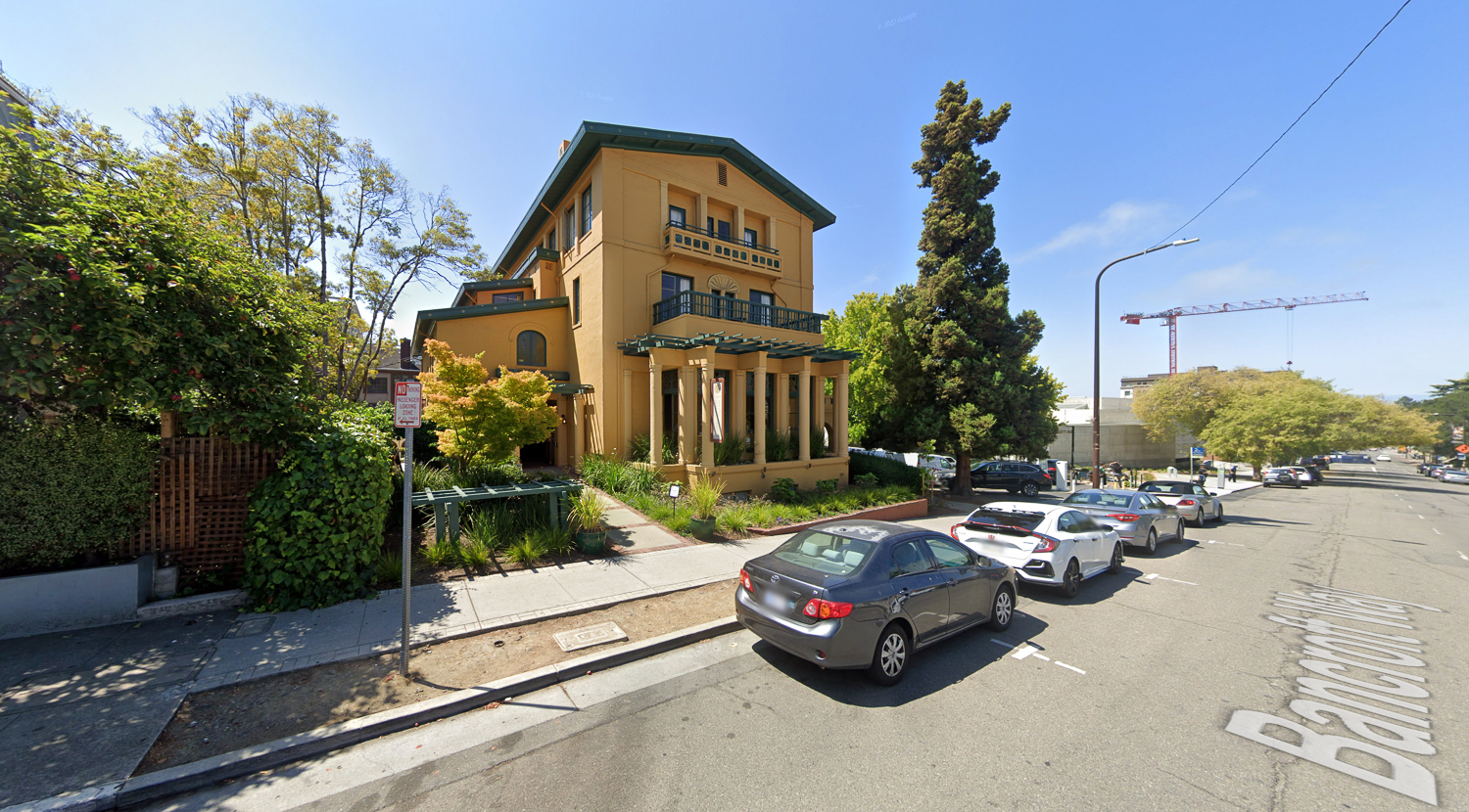 Bancroft Hotel at 2680 Bancroft Way, image via Google Street View