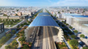 California High-Speed Rail overview, design by Foster and Partners rendering by Kilograph