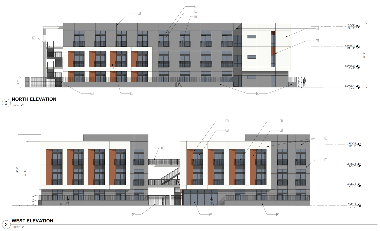 1300 C Street facade views, illustration by 19six Architects