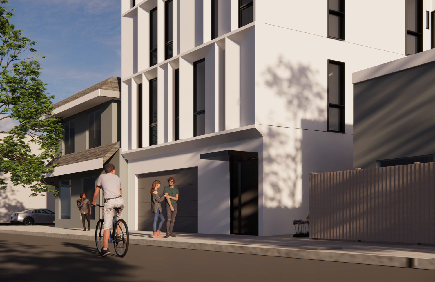 2727 San Pablo Avenue street activity, rendering by Moment X