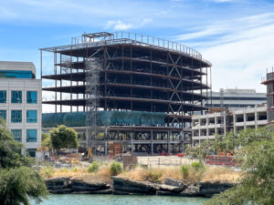 567 Airport Boulevard seen from the new Facebook offices, image by author