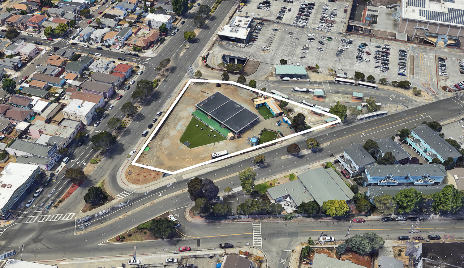 6955 Foothill Boulevard, image via Google Satellite