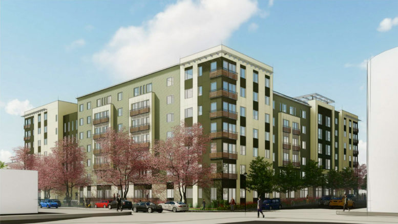 Kiku Crossing, rendering by BAR Architects