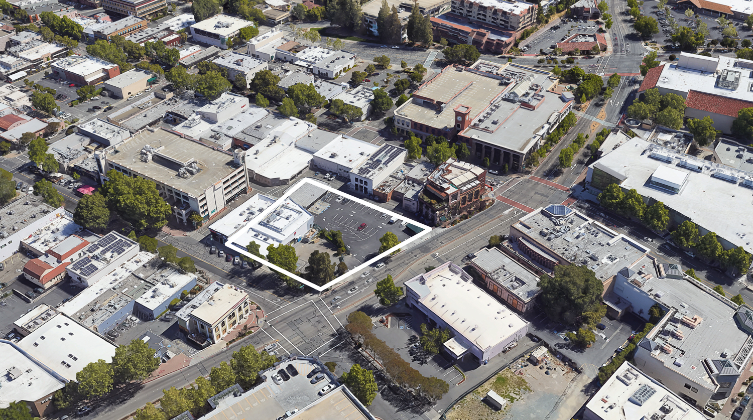 1532-1556 Mount Diablo Boulevard, image via Google Satellite