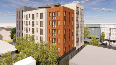 1752 Shattuck Avenue, rendering by Trachtenberg Architects
