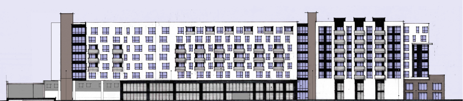 200 North 16th Street, rendering by BDE Architecture