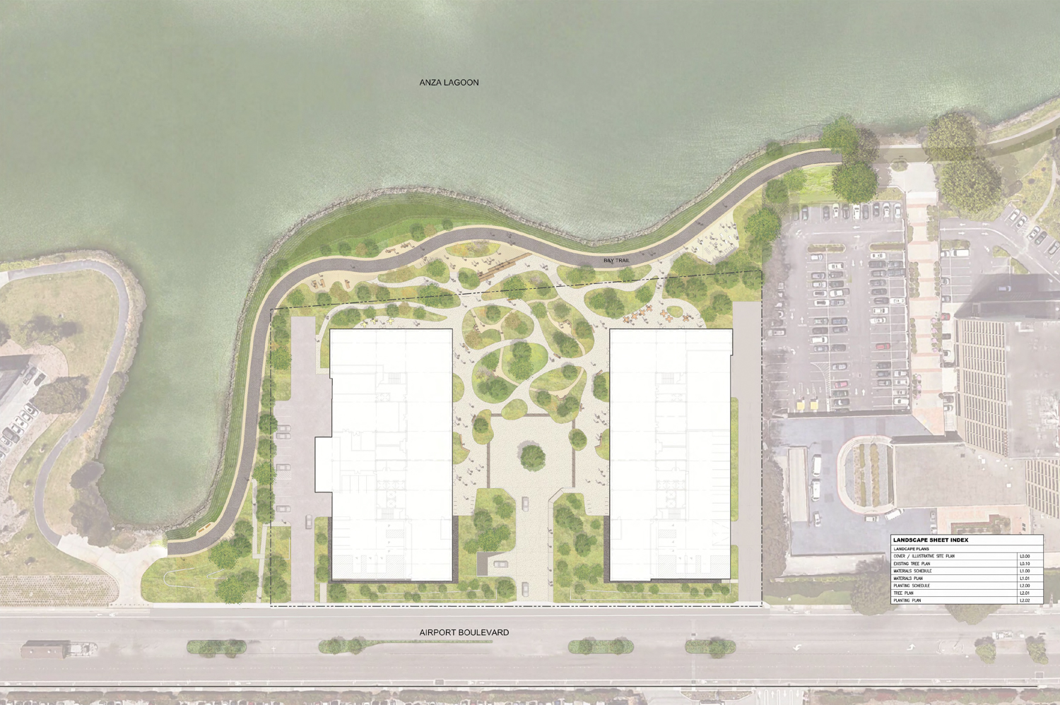 620 Airport Boulevard, site map by CMG
