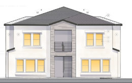 5372 Young Street front view, elevation by ADG Engineering
