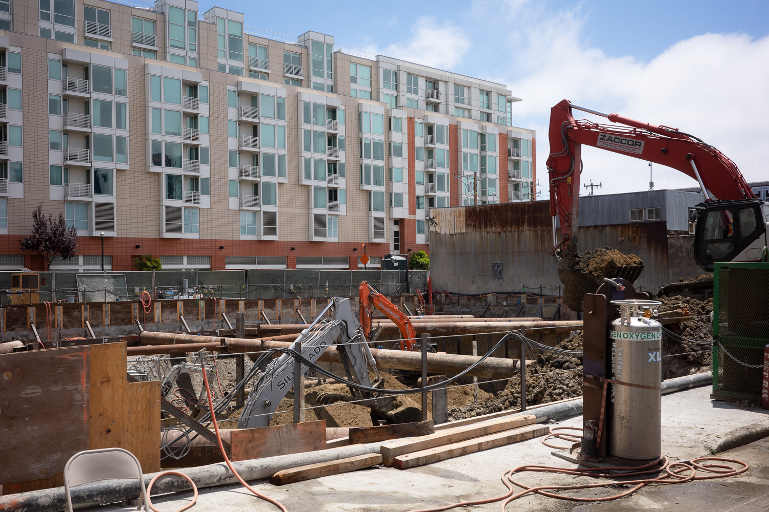 555 Bryant Street construction update, image by author