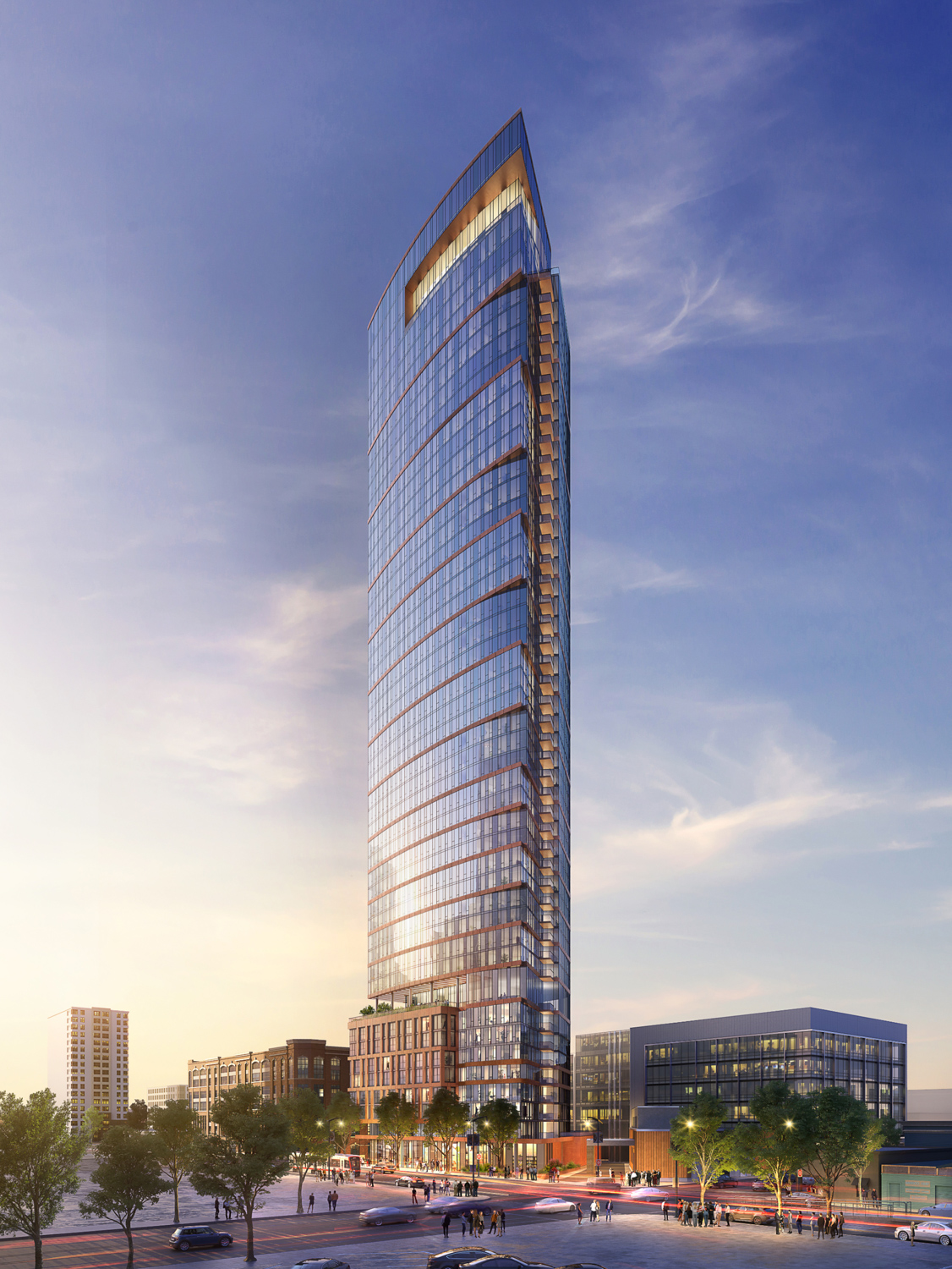 Renderings For 47-Story Residential Tower at 636 4th Street in 