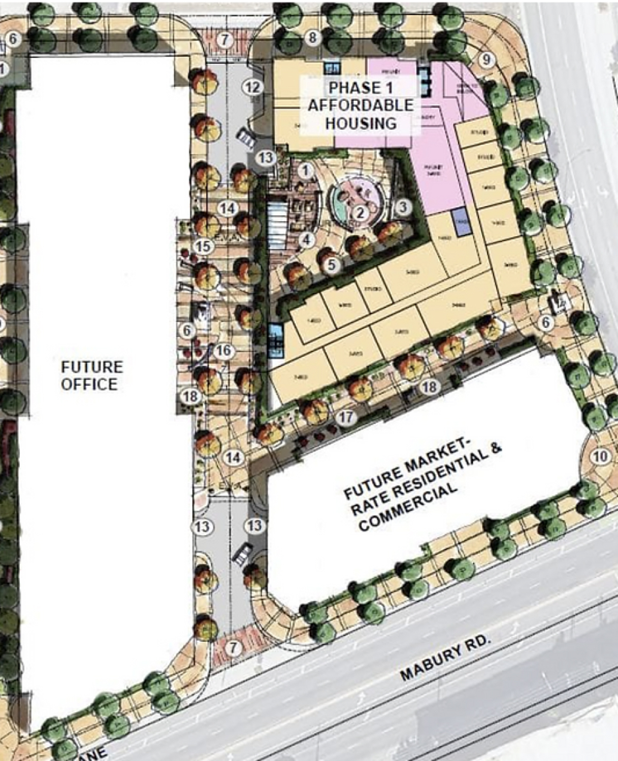 Berryessa parcel redevelopment, map by VTA