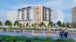 Berryessa pedestrian view, design by Dahlin