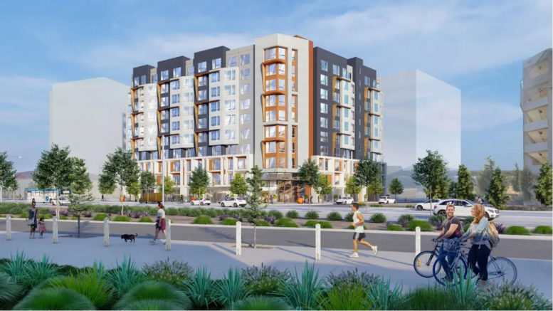 Berryessa pedestrian view, design by Dahlin