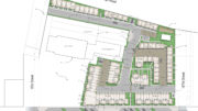 Signal House at 1405 Wood Street, site map by WHA
