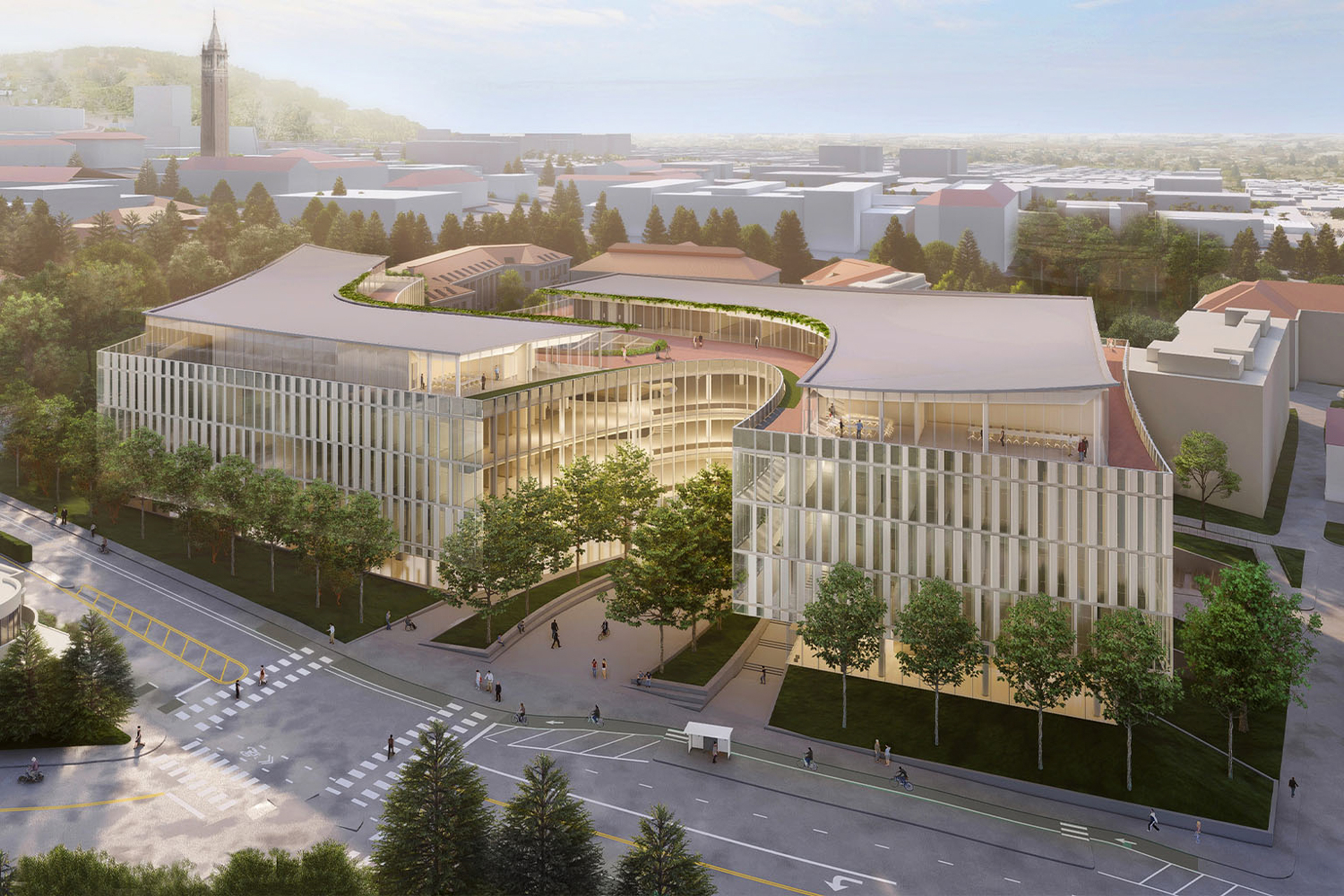 UC Berkeley’s Gateway Building, rendering by Weiss Manfredi