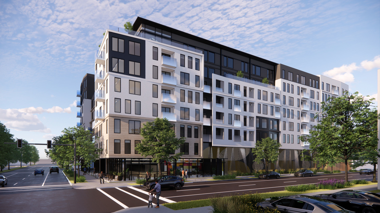 1121 I Street exterior view, rendering by LPAS