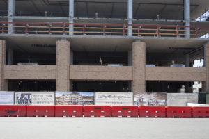 220 Park Road brick veneer rising over Lorton Avenue, image by author