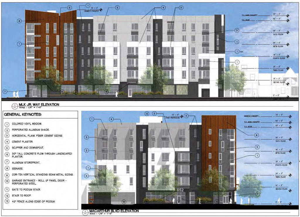 Permit Application for Affordable Housing at 3801 MLK Jr. Way, Oakland ...