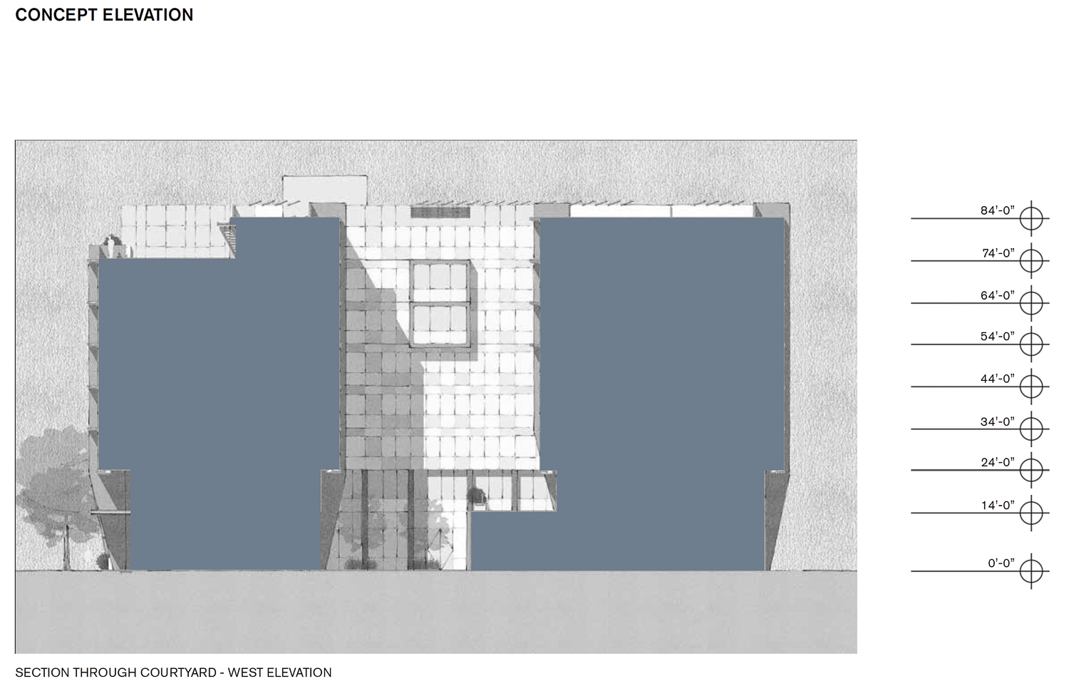 850 Harrison Street cross-section, illustration by Leddy Maytum Stacy Architects