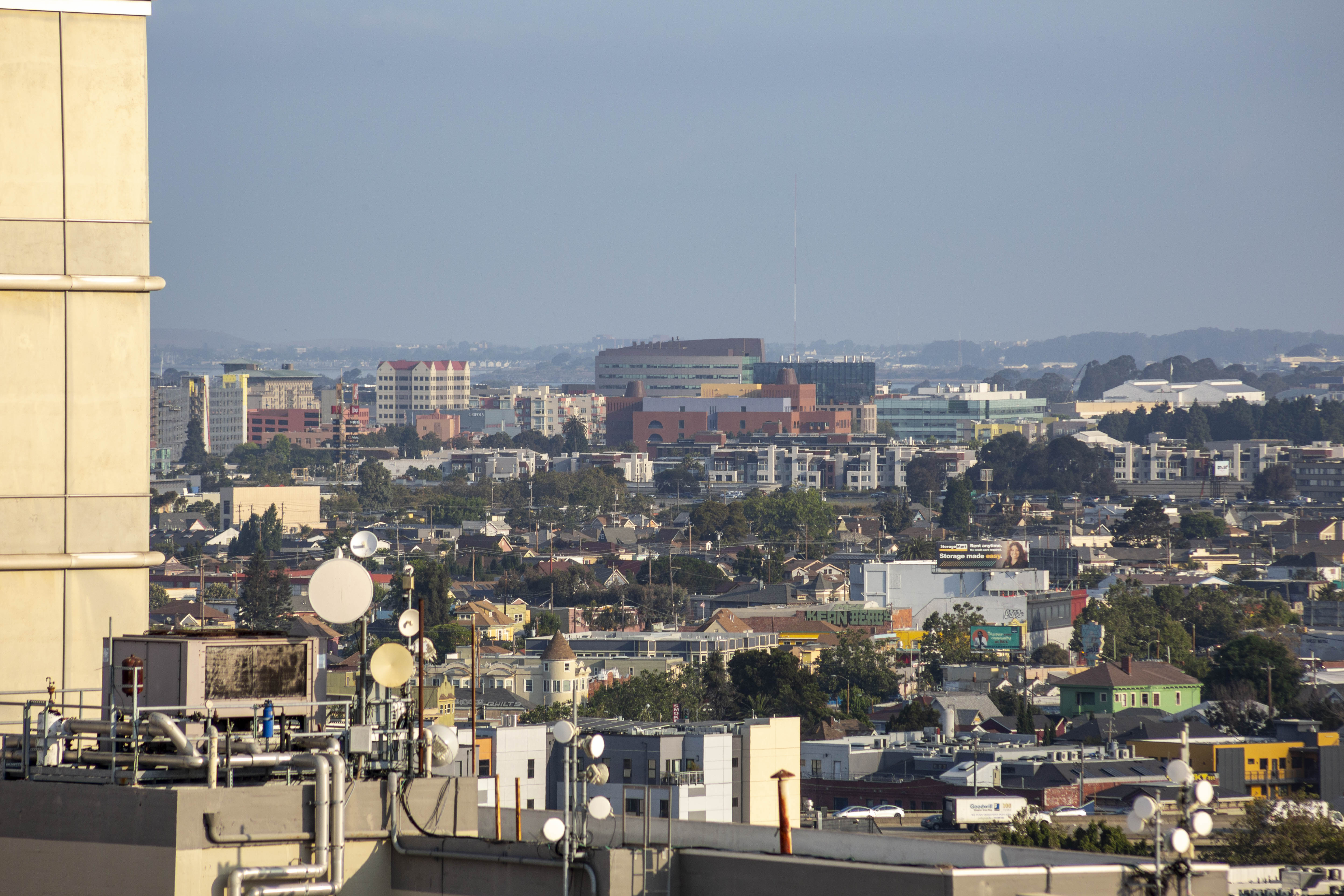 Emeryville skyline seen from 1510 Webster Street, image by Andrew Campbell Nelson