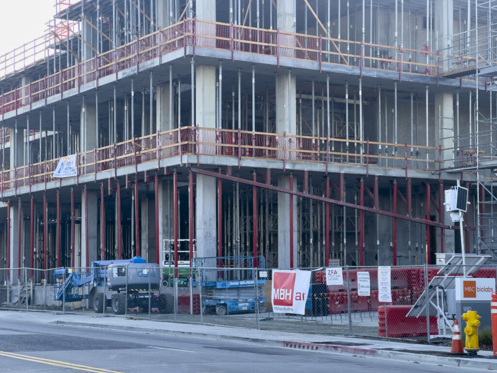 Construction Tops Out for 1030 Brittan Avenue, San Carlos San