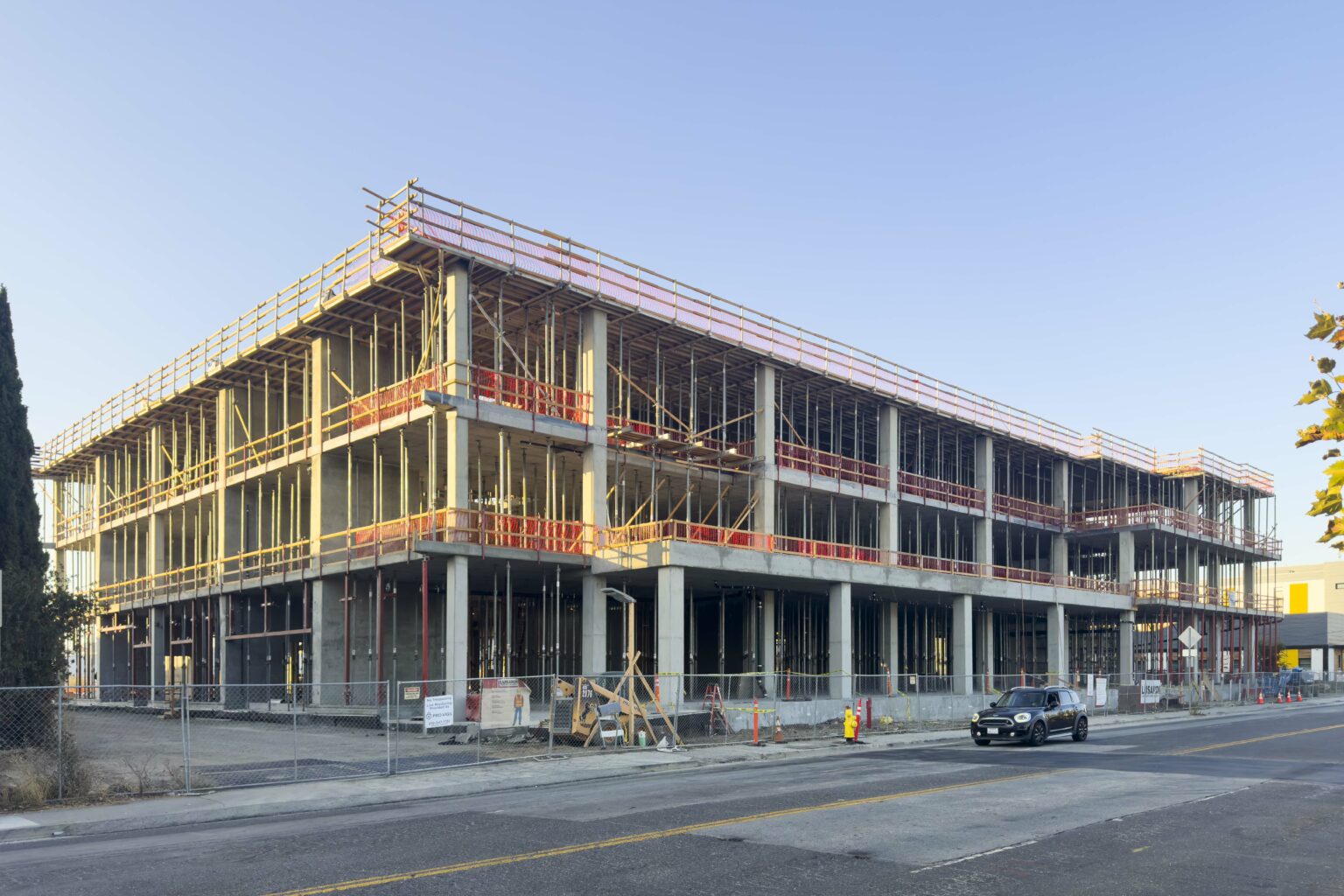 Construction Tops Out for 1030 Brittan Avenue, San Carlos San