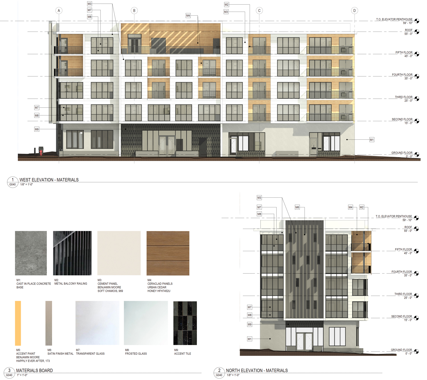 1652 University Avenue facade elevations, rendering by Studio KDA