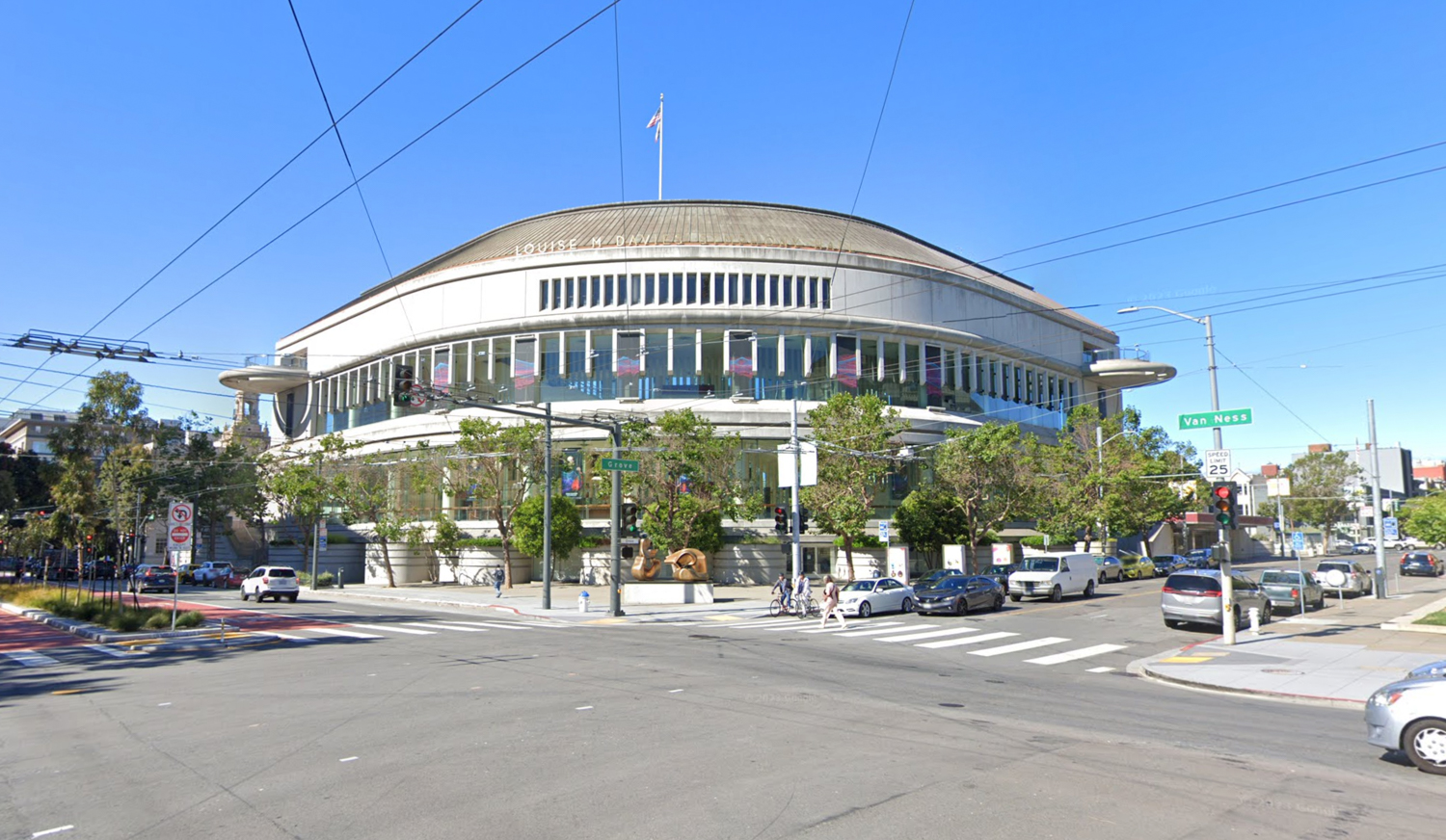 San Francisco Symphony Hall, image by Google Street View