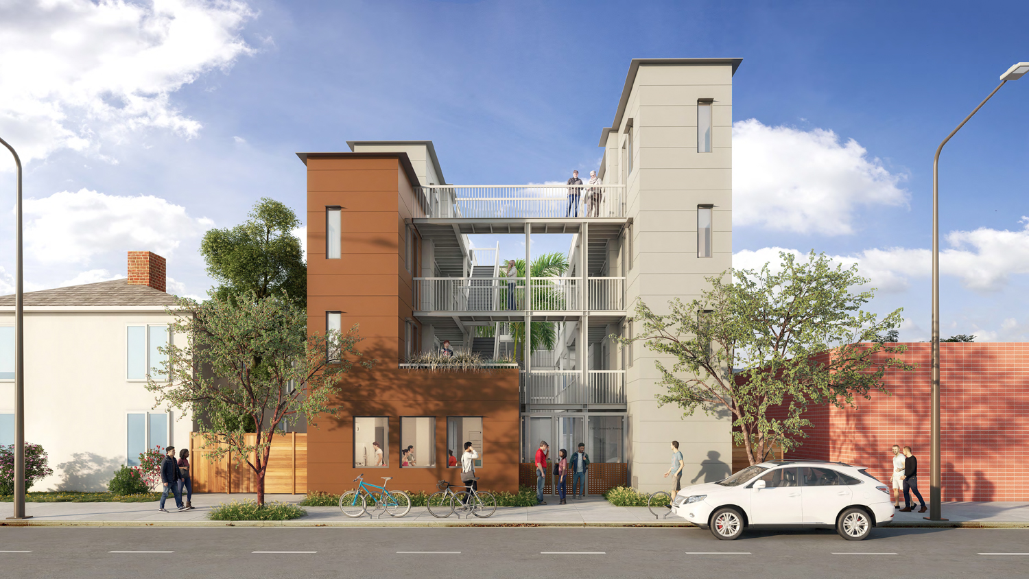 1367 University Avenue, rendering by Trachtenberg Architects