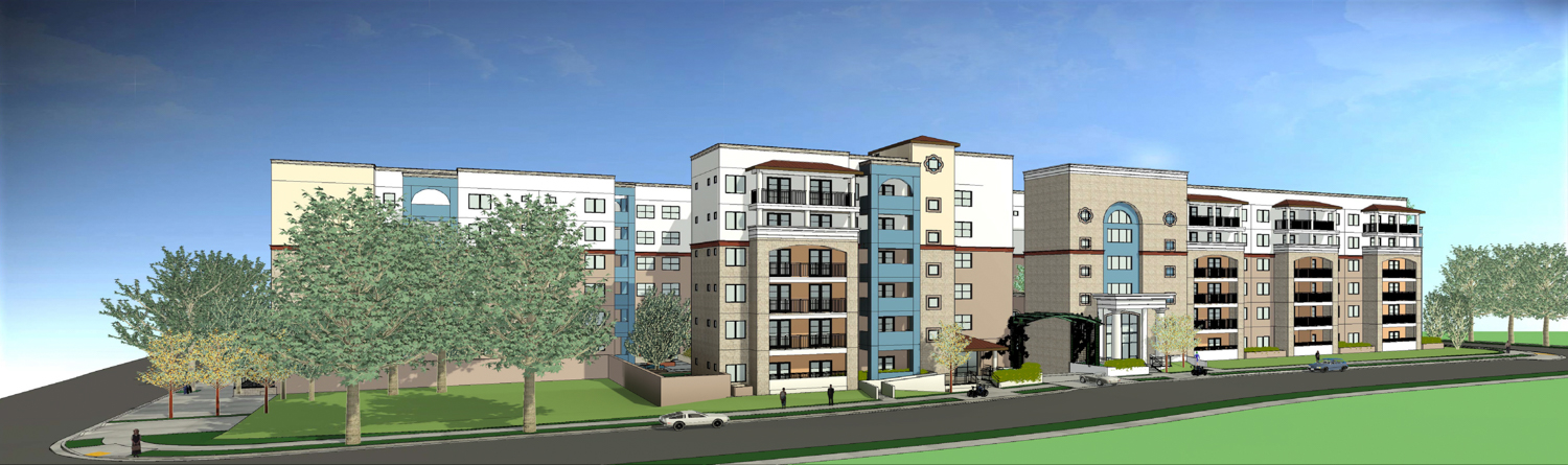 Residencias Arianna at 1298 Tripp Avenue, rendering by Anderson Architects