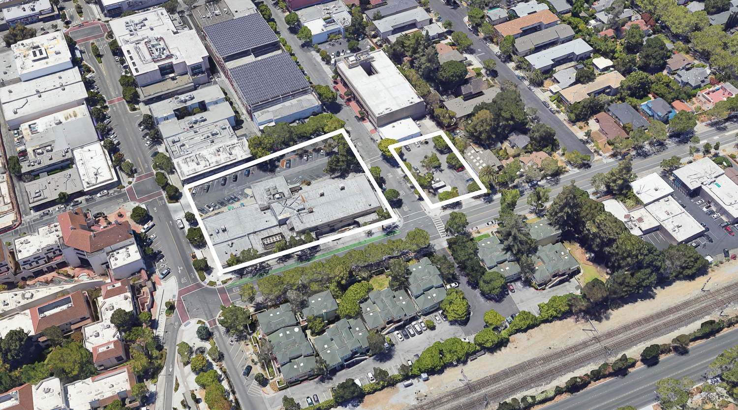 156 California Avenue, image by Google Satellite