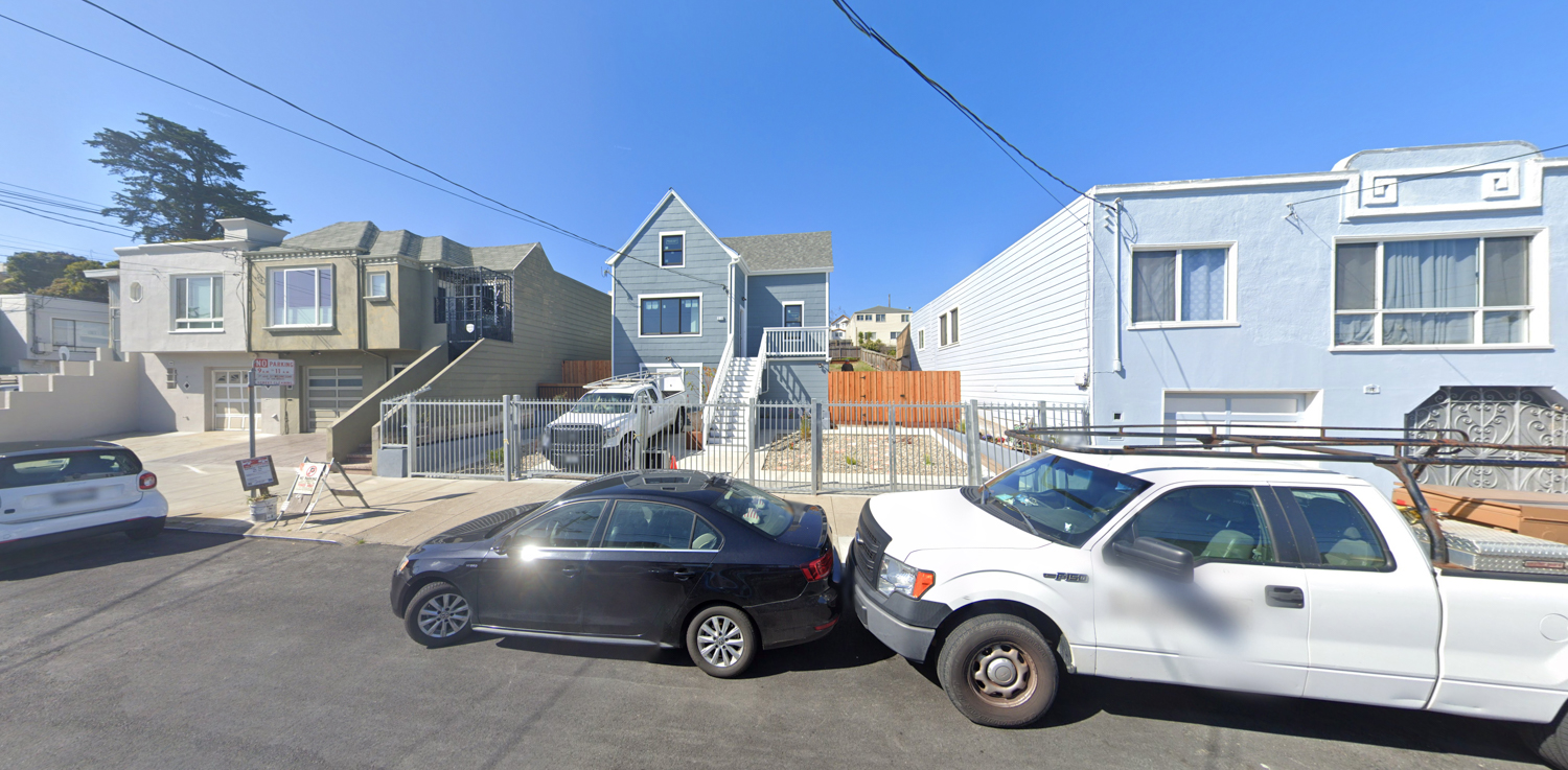 216 Montana Street existing home, image by Google Street View
