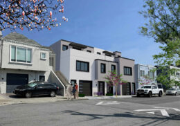 216 and 218 Montana Street, rendering by Nie Yang Architects