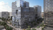 Icon Residential tower in the updated Icon/Echo plan, rendering by Urban Catalyst