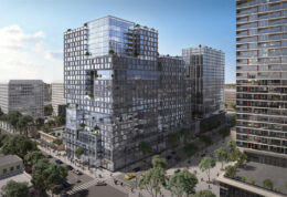 Icon Residential tower in the updated Icon/Echo plan, rendering by Urban Catalyst