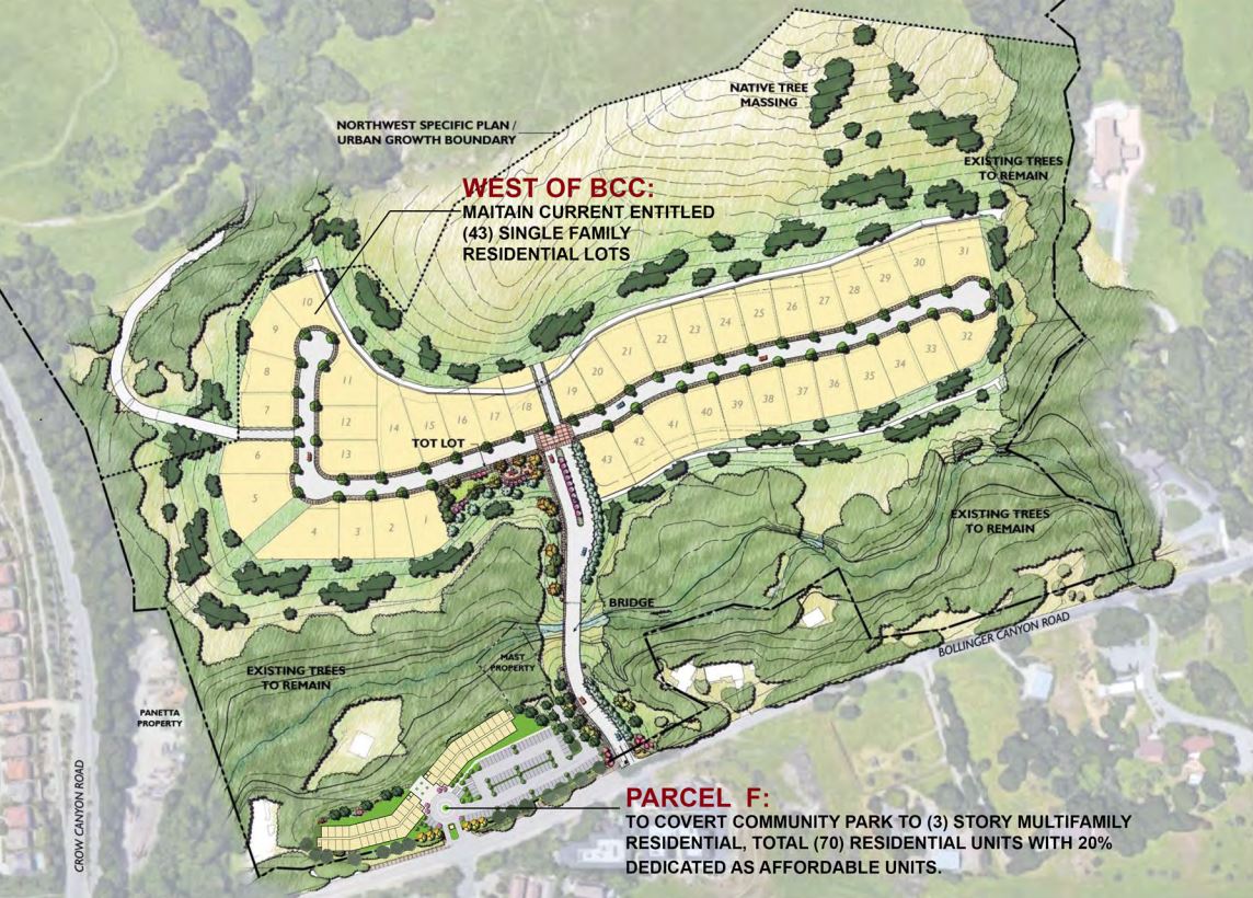 18895 Bollinger Canyon Road Option 1 Master Plan